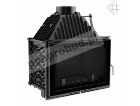 Wkład kominkowy OLIWIA 18 + dolot + glass